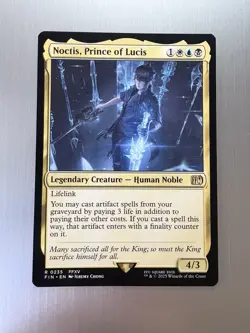 Noctis, Prince Of Lucis - 235 - Magic: Final Fantasy MTG - Rare - Regular - FFXV - Image 1