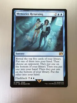 Memories Returning - 63 - Magic: Final Fantasy MTG - Rare - Regular - FFVIII - Image 1