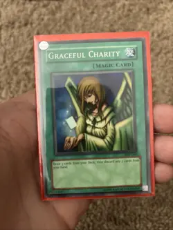 Yugioh Graceful Charity SDP-040 Super Rare 1st Ed - LP - Image 1