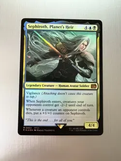 Sepiroth, Planet’s Heir - 553 - Magic: Final Fantasy MTG - Mythic - FFVII - FOIL - Image 1