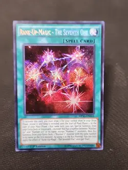 Yugioh NM Rank-Up-Magic - The Seventh One MP15-EN033 Secret Rare 1st Edition - Image 1