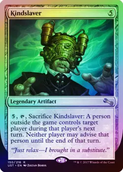 Kindslaver FOIL Unstable NM Rare MAGIC THE GATHERING MTG CARD ABUGames - Image 1