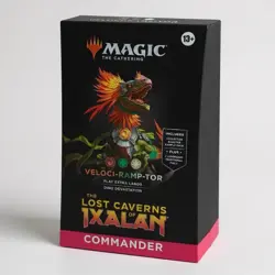 MTG Veloci-Ramp-Tor Lost Caverns Of Ixalan Commander Deck With Custom Deck Caddy - Image 1