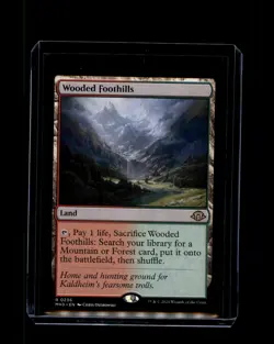 MTG Wooded Foothills #236 Rare Modern Horizons 3 - Image 1