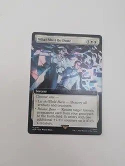 MTG - What Must Be Done (Extended Art) - Assassin's Creed NM/M Condition - Image 1