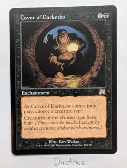 Cover of Darkness - Onslaught - MtG - Image 1