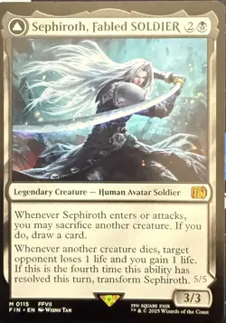 MTG :: Sephiroth, Fabled SOLDIER :: NM #415 :: Final Fantasy - Image 1