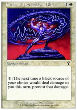 Circle of Protection: Black x1 - 7th Edition - NM-Mint, English - 7th Edition - Image 1