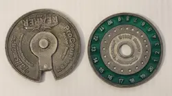 Reaper ProCounter Talisman MTG Metal Dragon Spinning Green Life Counter 1998 - Image 3