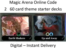 Magic 2022 Arena Code - 2 Starter Decks: Earth Shakers + Up & Away - MTG Digital - Image 1