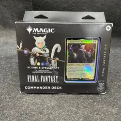 MTG: Commander Deck Scions & Spellcraft Final Fantasy XIV, Sealed Box is Worn - Image 2