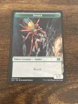 Spider (018) Soldier (007) Token Double Masters 2022 MTG Magic D3700* - Image 1