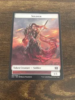 Spider (018) Soldier (007) Token Double Masters 2022 MTG Magic D3700* - Image 2