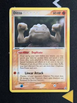 Ditto - 62/113 - Vintage - Common (EX Delta Species) Pokemon TCG 2005 MP - Image 1
