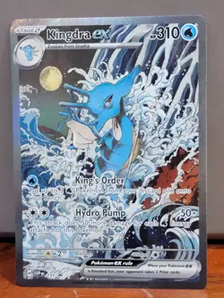 Pokemon TCG Scarlet and Violet Black Star Promo Kingdra EX 131 - Image 1