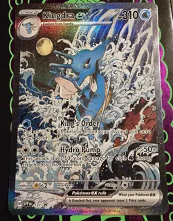 Pokemon TCG Scarlet and Violet Black Star Promo Kingdra EX 131 - Image 1