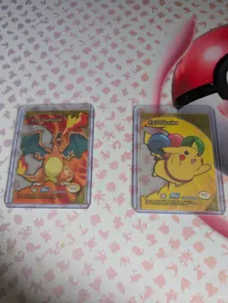 Pikachu PC1 Charizard PC3 Topps Pokemon Trading Cards - Image 2