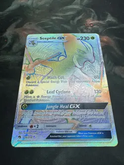 Sceptile GX 216/214 - Pokemon TCG SM: Lost Thunder - Full Art Secret Rare (NM) - Image 1