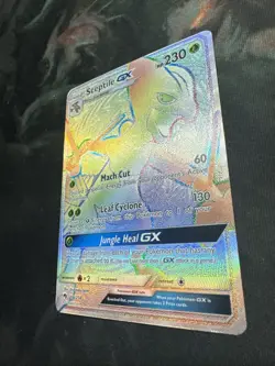 Sceptile GX 216/214 - Pokemon TCG SM: Lost Thunder - Full Art Secret Rare (NM) - Image 3
