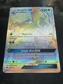Sceptile GX 216/214 - Pokemon TCG SM: Lost Thunder - Full Art Secret Rare (NM) - Image 5