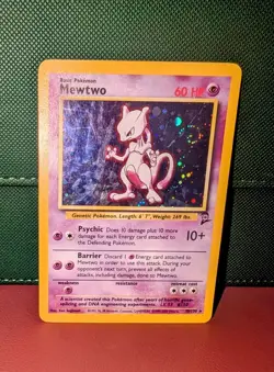 Mewtwo 10/130 Holo Base Set 2 Pokemon Card LP! - buyer offer listing - Image 1