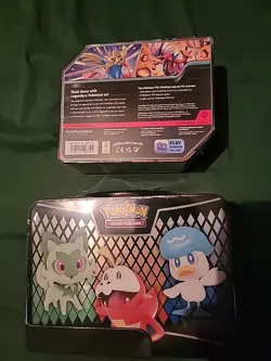 Pokemon Slashing Legends Zacian Tin And Pokemon 2023 Collectors Chest Sealed! - Image 2