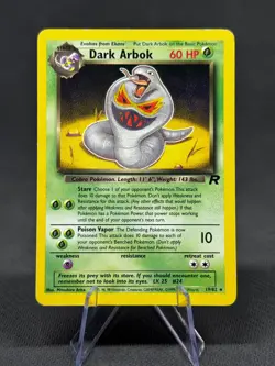 Dark Arbok - 19/82 - Pokemon Team Rocket Unlimited Rare Card - LP - Image 1