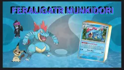 Feraligatr/Munkidori Deck - Pokemon TCG Tournament Ready Deck W/Sleeves & Box - Image 3