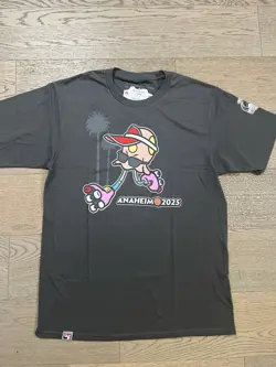 (IN HAND) 2025 Pokemon World Championships Toedscool T-shirt M Medium Gray - Image 1