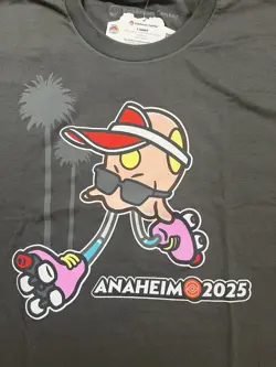(IN HAND) 2025 Pokemon World Championships Toedscool T-shirt M Medium Gray - Image 2