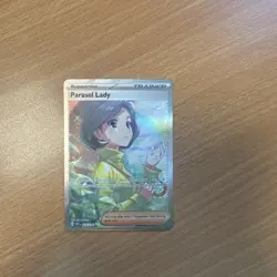 Pokemon TCG Parasol Lady 255/182 Paradox Rift - Image 1