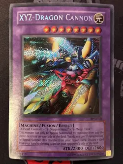 XYZ-Dragon Cannon BPT-010 Limited Edition Secret Rare LP Curved - Image 3