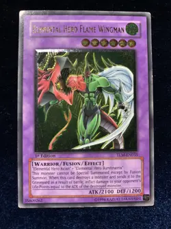 Elemental HERO Flame Wingman (UTR) TLM-EN035 Lost Millennium 1st Edition-VLP-EX - Image 1