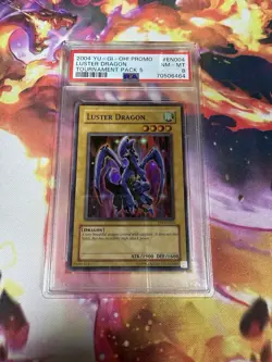 Yugioh Luster Dragon PSA MINT 8 TP5-EN004 Super Rare - Image 1