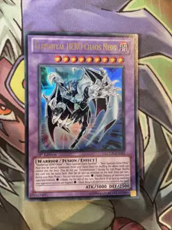 LCGX-EN065 Elemental Hero Chaos Neos Ultra Rare 1st Edition NM Yugioh Card - Image 1