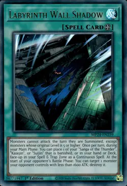 Labyrinth Wall Shadow - Ultra Rare 1st Edition MP24-EN259 - NM - YuGiOh - Image 1