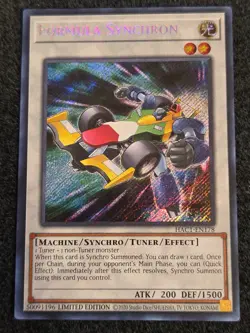 Yugioh x1 Formula Synchron Secret Rare Limited Edition HAC1-EN178 (Near Mint!) - Image 1