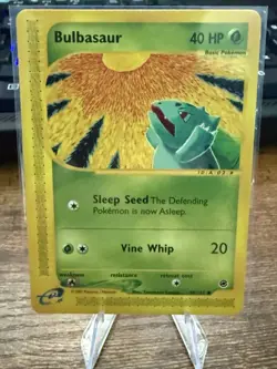 Pokemon TCG Bulbasaur Expedition Base Set, Card 95/165, Regular Common Near Mint - Image 1