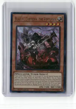 Blazing Cartesia the Virtuous BLTR-EN080 1st Edition Ultra Rare Yugioh Card - Image 1