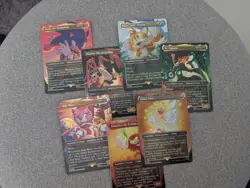 Magic The Gathering Sonic Friends And Foes Foil Set NO BONUS CARD - Image 1