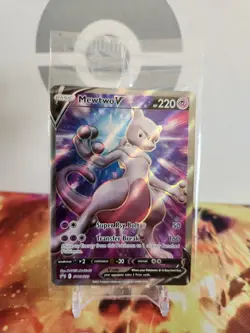 Sealed Mewtwo V SWSH229 NM Full Art Black Star Promo Rare Pokemon Card 2022 - Image 1
