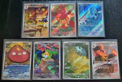 Pokemon TCG 2025 JPN sv11w selection of 7x AR Art Rare cards White Flare nm/m - Image 1