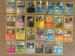 Pokemon Card Lot (27) All Reverse Holos XY BW Mostly LP Plasma Freeze Storm - Image 1