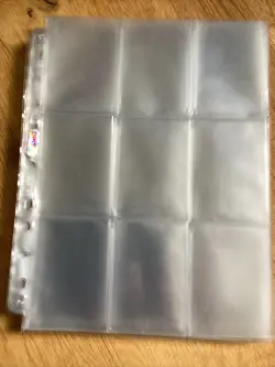 Ultra-Pro MTG / Pokemon / YuGiOh Trading Card 9 Pocket Sleeves x 20 Used - Image 1