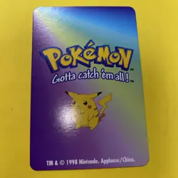 KFC promo 1998 Nintendo Pokemon Scyther Mini Card vintage applause - Image 2