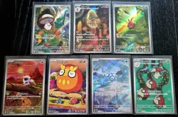 Pokemon TCG 2025 JPN sv11b selection of 7x AR Art Rare cards Black Bolt nm/m - Image 1