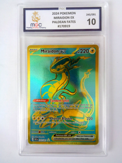 Pokemon TCG Miraidon EX Paldean 243/091 Card Holo MGC Graded 10 Slab Rare - Image 1