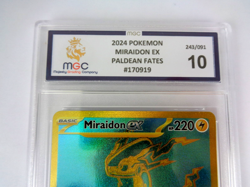 Pokemon TCG Miraidon EX Paldean 243/091 Card Holo MGC Graded 10 Slab Rare - Image 2