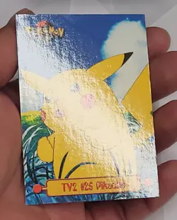 Vintage Rare 90s Pikachu #25 Topps Non-Holo TV Animation Edition Pokemon Card - Image 5