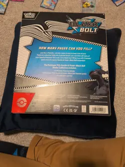 Black Bolt Binder Collection Pokemon Trading Card Game English - Image 2